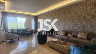 L13395-Fully Furnished And Decorated Apartment for Sale In Baabda