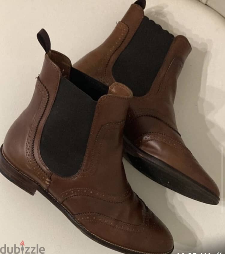 Massimo Dutti Real Leather Boots 1