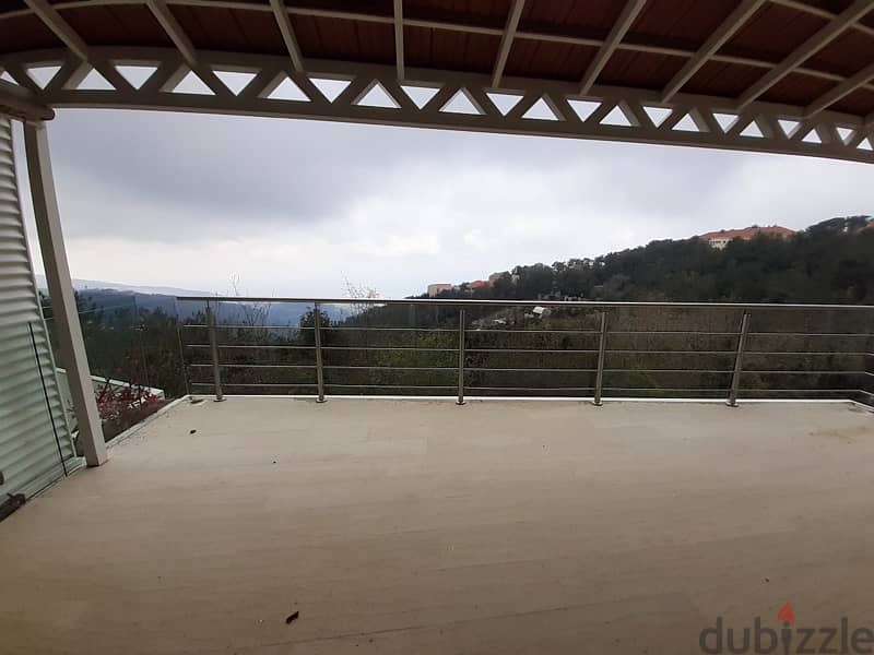 High end Furnished Apartment with terrace W/ open views in Dahr Souwen 0