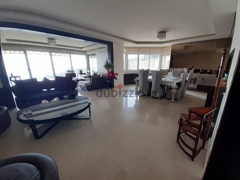 High end Furnished Apartment with terrace W/ open views in Dahr Souwen 1