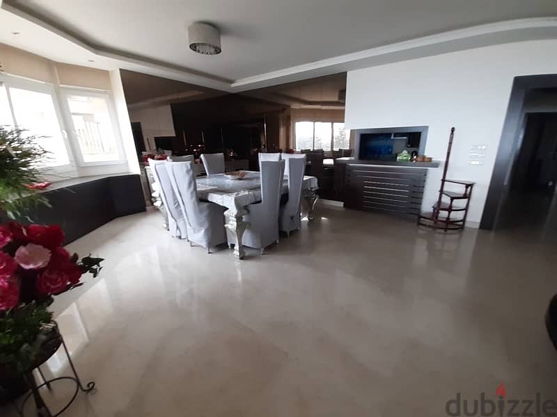 High end Furnished Apartment with terrace W/ open views in Dahr Souwen 3
