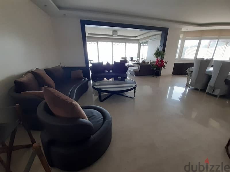 High end Furnished Apartment with terrace W/ open views in Dahr Souwen 14