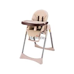 Folding High Chair For Babies And Toddlers - Beige