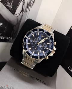 Authentic Emporio Armani Gold & Blue (470$ from ABC)