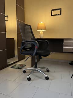 chrome desk chair 0