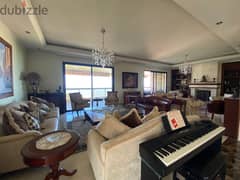 350 Sqm|Furnished apartment in Broummana / Mounir Street | Sea view