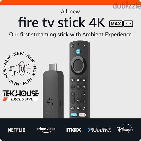 All-new Amazon Fire TV Stick 4K Max 16GB, supports Wi-Fi 6E 0