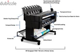 Plotter Hp Designjet  T930 Used , Architecs, Copy center , A0 , Roll