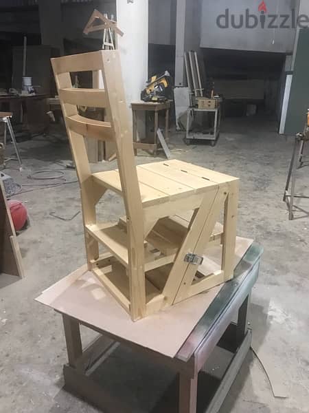 convertible wooden chair 3