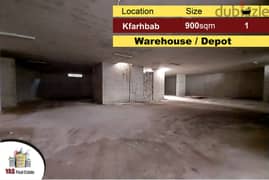 Kfarhbab 900m2 | Warehouse / Depot | Rent | Spacious Commercial | IV