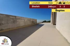 Sheileh 240m2 | Duplex | New | Panoramic View | Prime |