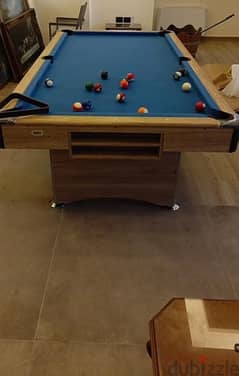 Pool table 8 ft mdf wood