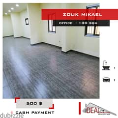 Office for rent in zouk mikael 130 SQM REF#MA5074