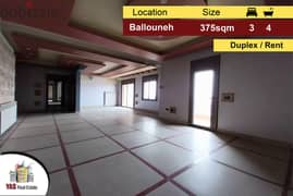 Ballouneh 375m2 | Duplex | Rent | High-End | Open View |