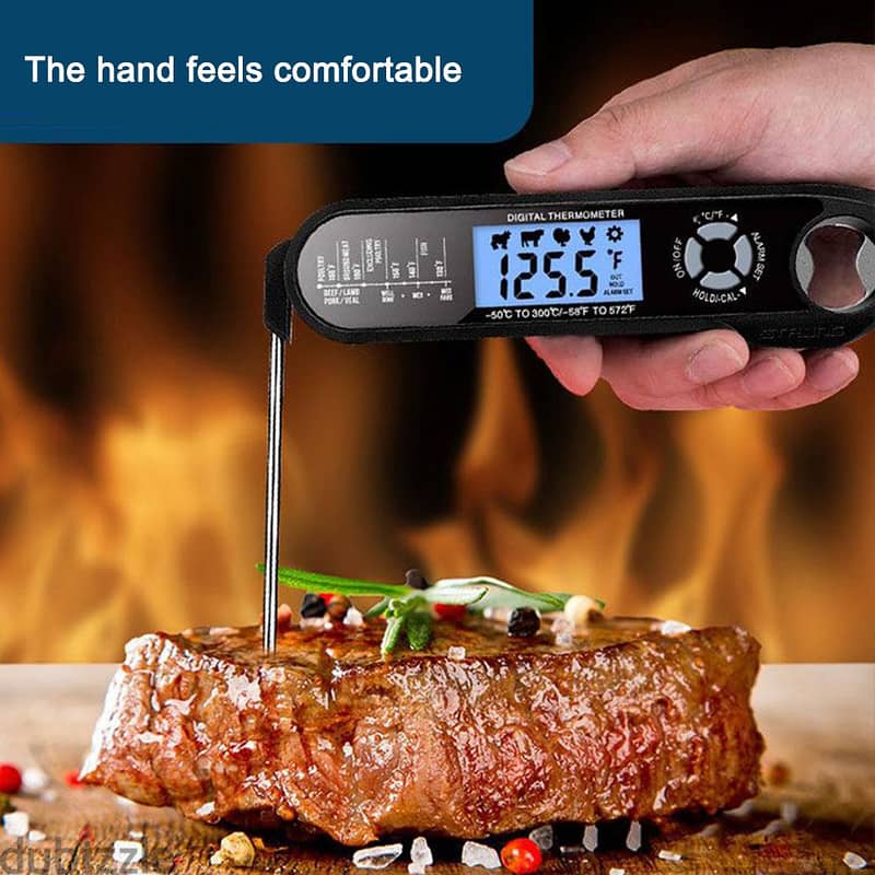 Food Thermometer Digital Thermometer Meat Water Milk Cooking Measure T 1
