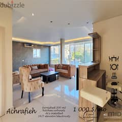 Ashrafieh | 24/7 Electricity | Fully Furnished/Equipped 3 Bedrooms Ap