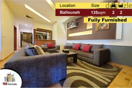 Ballouneh 135M2 | 50M2 Terrace | Furnished | Upgarded | Catch |