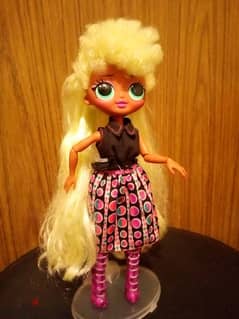 LOL LADY DIVA OMG Great doll articulated hands long hair+her own Boots