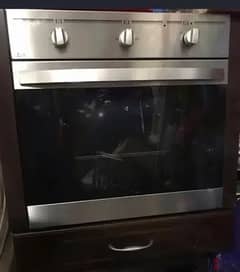 60cm Teka Gas-Electric Oven Stainless steal With its Wooden housing