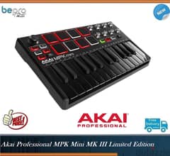 Akai Professional MPK Mini MK3 Limited Edition Black on Black 25 Keys