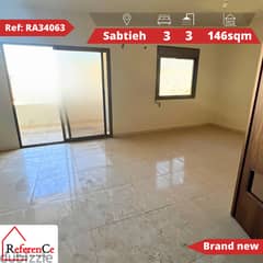 New prime location in Sabtieh شقة جديدة بموقع متميز في السبتية