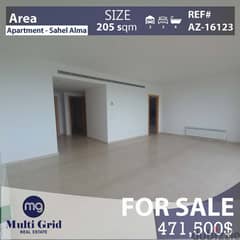 Apartment for Sale in Sahel Alma, AZ-16123, شقة للبيع في ساحل علما 0