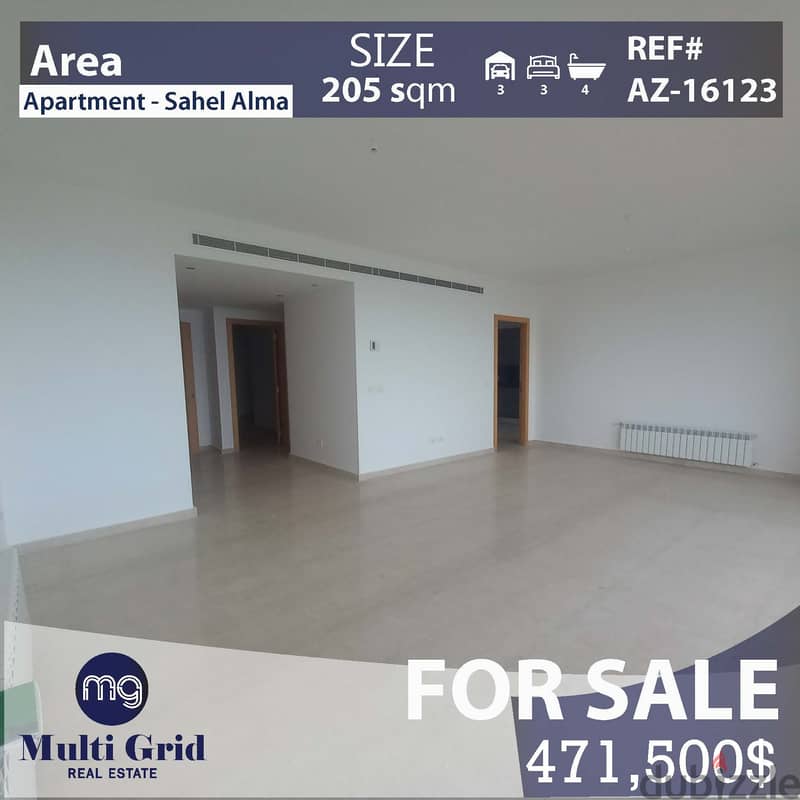 Apartment for Sale in Sahel Alma, AZ-16123, شقة للبيع في ساحل علما 0