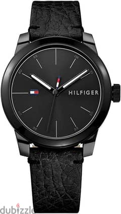 Tommy Hilfiger Mens Quartz Watch, Analog Display and Leather Strap 179 0