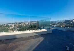 240 SQM New Duplex in Mazraat Yachouh, Metn with View & Terrace