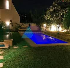 A 350 m2 Triplex villa with 400m2 garden and pool for sale in Rmeily