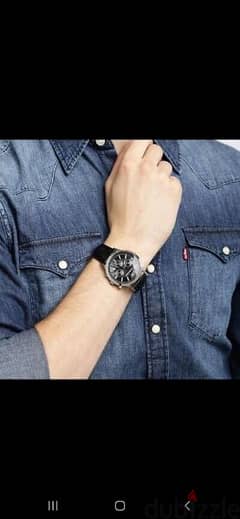 Emporio Armani original watch chronographe black