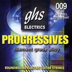 GHS PRCL Set Roundwound Electric Guitar Strings Custom Light