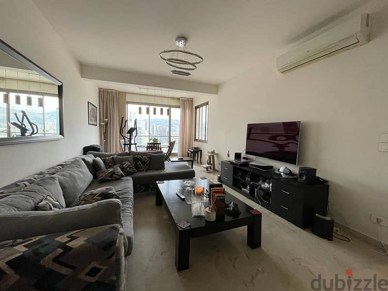 L14159-2-Bedroom Apartment with City View for Sale in Achrafieh 1