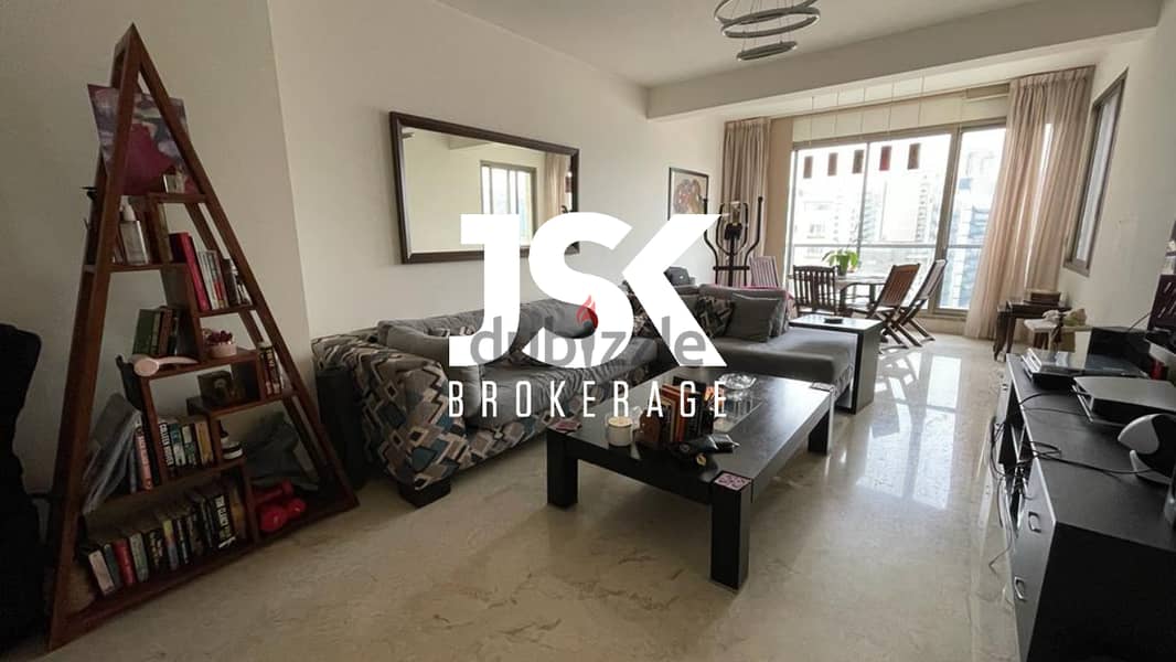 L14159-2-Bedroom Apartment with City View for Sale in Achrafieh 0