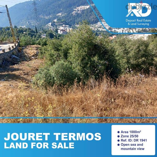 Land for sale in jouret termos / أرض للبيع في الغينة - جورة الترمس 0