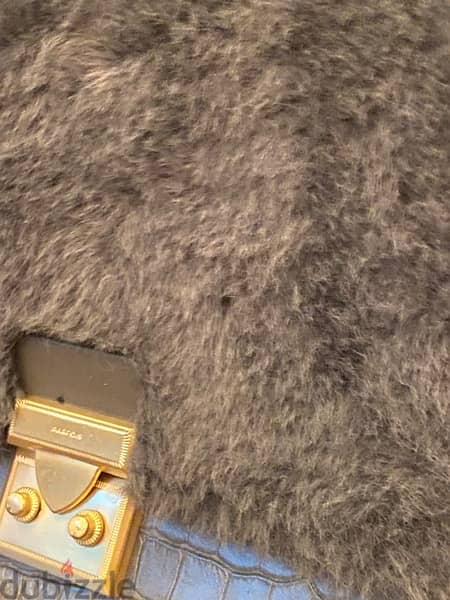 Furry Leather Parfois Bag Color Grey Gift Bag 1