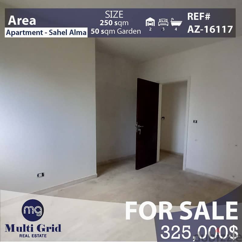 Apartment for Sale in Sahel Alma, AZ-16117, شقة للبيع في ساحل علما 0