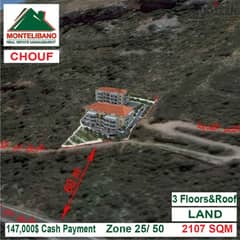 147,000$ Cash Payment!! Land For Sale In Chouf!!
