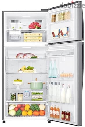 LG Refrigerator Inverter 682L Silver براد ال جي فضي انفرتر 22 قدم 1