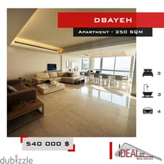 Apartment for sale in Dbayeh 250 sqm, شقة للبيع في ضبية ref#ea15273