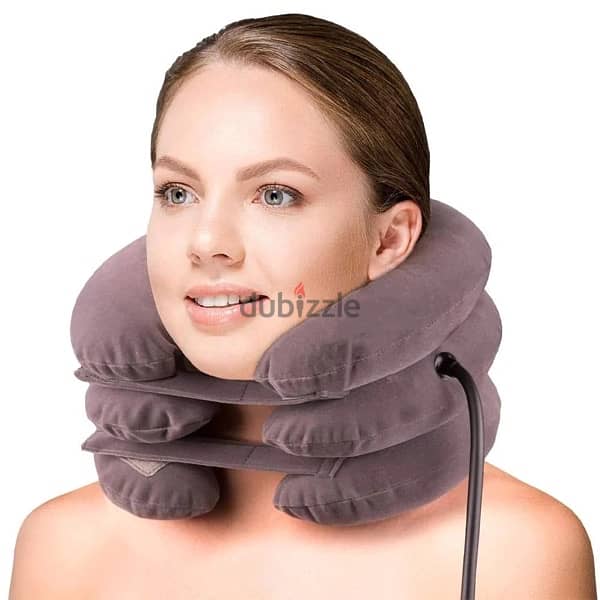 Inflatable Neck Pillow Tractors for cervical spine, Three Layers 2