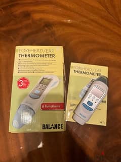 med forehead /ear thermo  scanning temp of baby milk, bathwater new