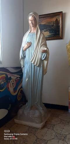 تمثال للسيدة العذراء "" medugorje"ارتفاع ١٧٢ سم