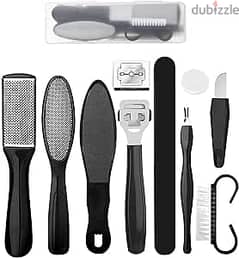 Professional Pedicure Tools Set, 10 in 1 Stainless Steel Foot Care Kit