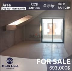 Monteverde,Apartment Duplex for Sale, 320m2, دوبلكس للبيع في مونتيفردي