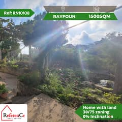 Land with home for sale in faytroun ارض مع بيت للبيع في فيطرون