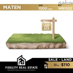Land for sale in Qalaa Metn WB1032