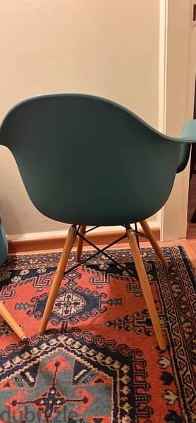 2 Blue Chairs 5