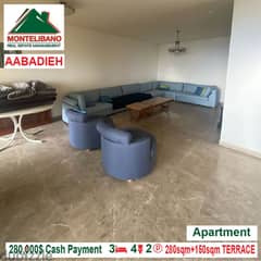 280,000$!! Apartment for sale located in Dhour El Aabadieh
