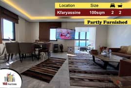 Kfaryassine 100m2 | Partly Furnished | Well Maintained | View | IV |